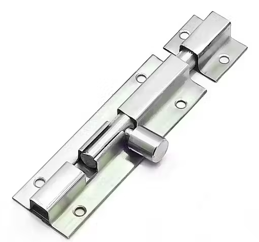 10 Inch Stainless Steel Door Latch Lock / Window Chitkani – Durable Tower Bolt for Home & Office (Two Tone Silver, 1 Pc)
