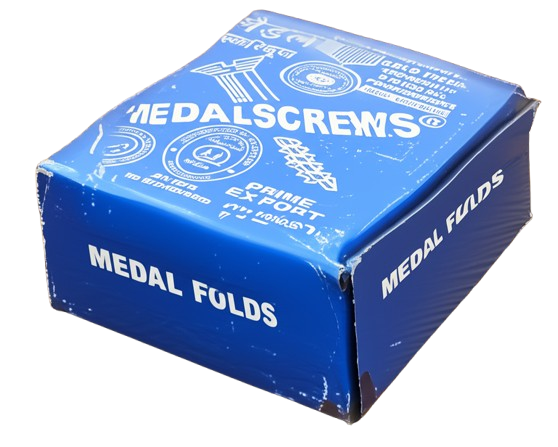 35×8 mm Medal Screw Box – Heavy-Duty Steel Screws for Industrial & Home Use (Pack of 6 Box)